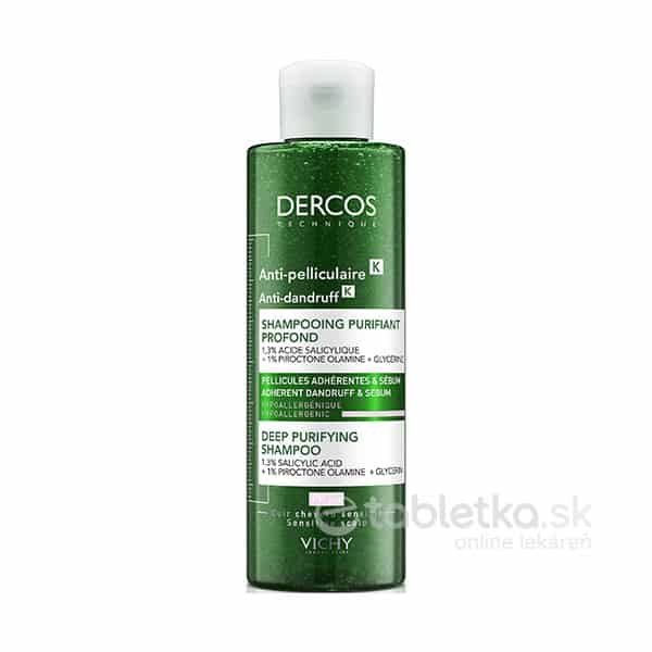 VICHY Dercos K šampón proti lupinám s peelingovým efektom 250ml