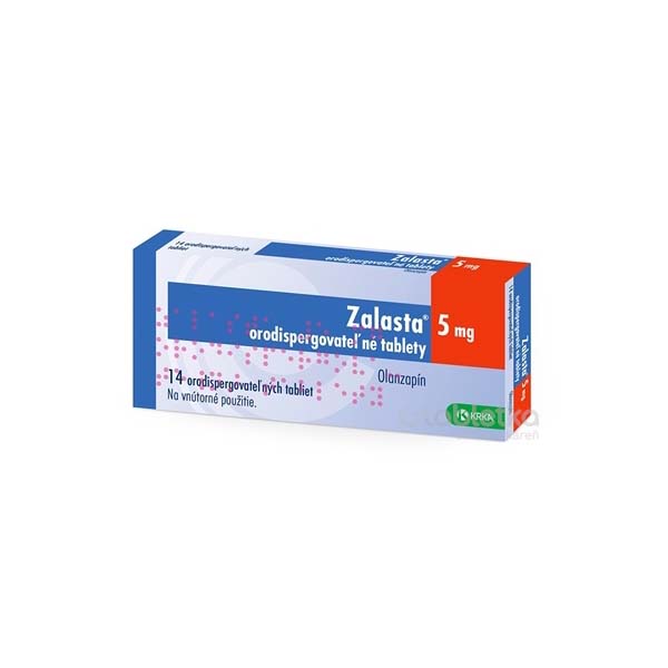 Zalasta 5 mg orodispergovateľné tablety etabletka