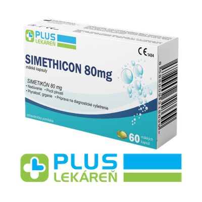 PLUS LEK&Aacute;REŇ Simethicon 80mg proti plynatosti