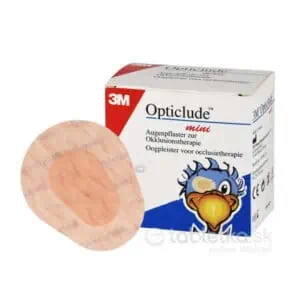 3M Opticlude očná náplasť Mini 5x6,2cm (1537) hnedá 20ks