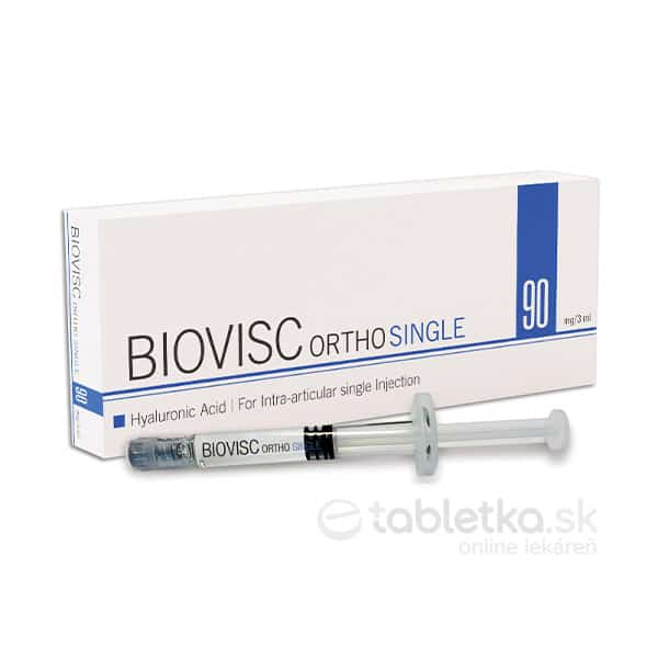 Biovisc Ortho Single Roztok viskoelastický 1x3ml/90mg, 3% natrium hyaluronat