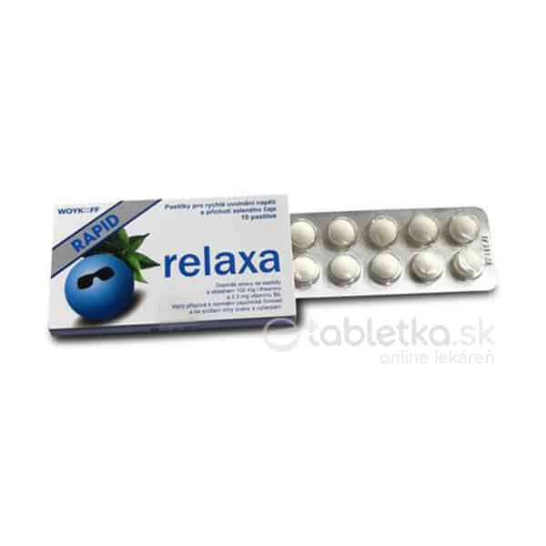 Relaxa RAPID 10 pastiliek