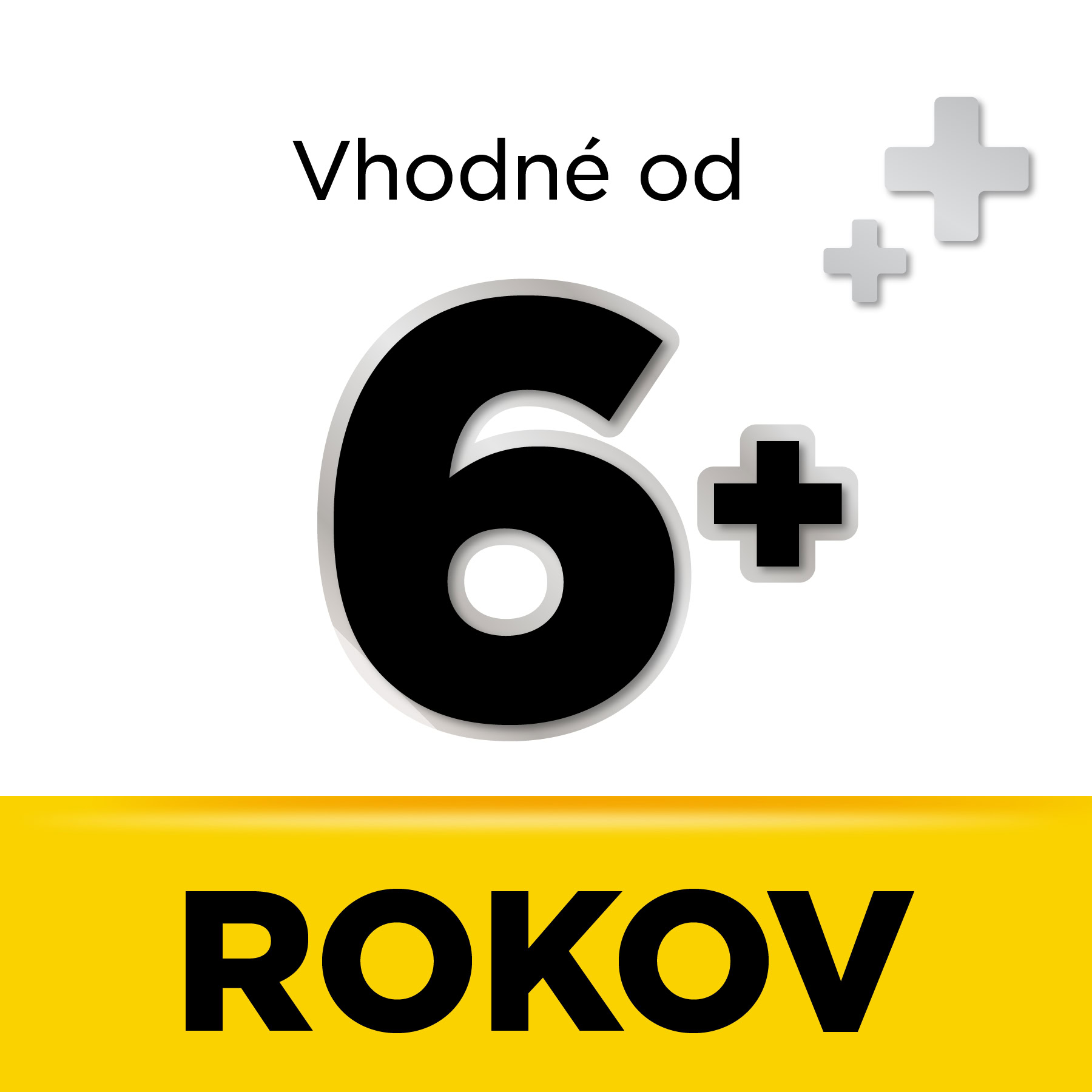 5909990645169_SI-8 Na obrázku je text "Vhodné od 6+ ROKOV", veľká číslica 6 a znak plus, uvádza vhodnosť pre deti od 6 rokov.