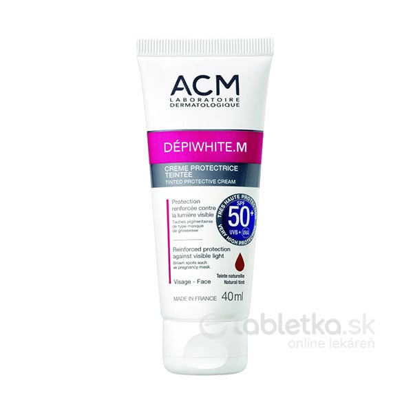 ACM DÉPIWHITE.M tónovaný ochranný krém SPF50+ 40 ml