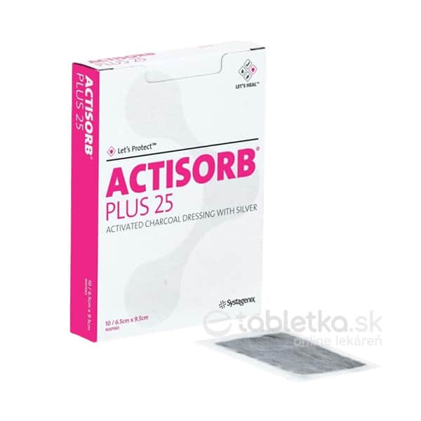 E-shop ACTISORB PLUS 25 10,5x10,5 cm, 1x10 ks