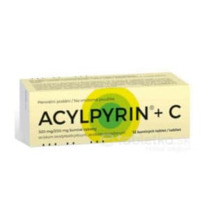 ACYLPYRIN + C 12 šumivých tabliet 320mg-200mg