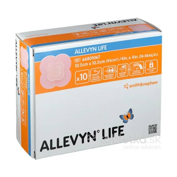 E-shop ALLEVYN LIFE Krytie na rany 10,3x10,3cm