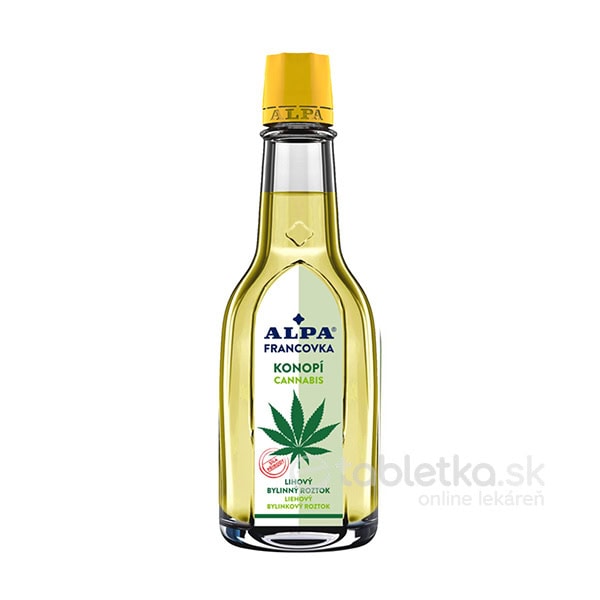 Alpa Francovka Konope Cannabis liehový bylinný roztok 60 ml