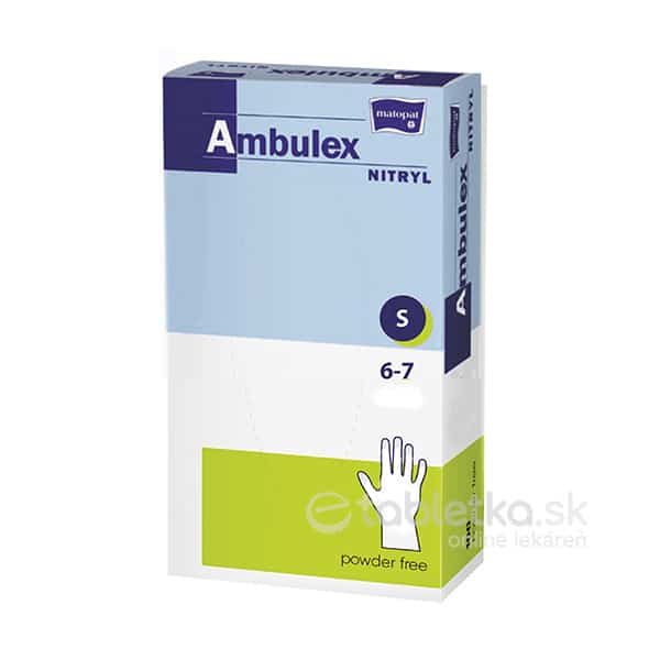 E-shop Ambulex rukavice NITRYLOVÉ veľ. S