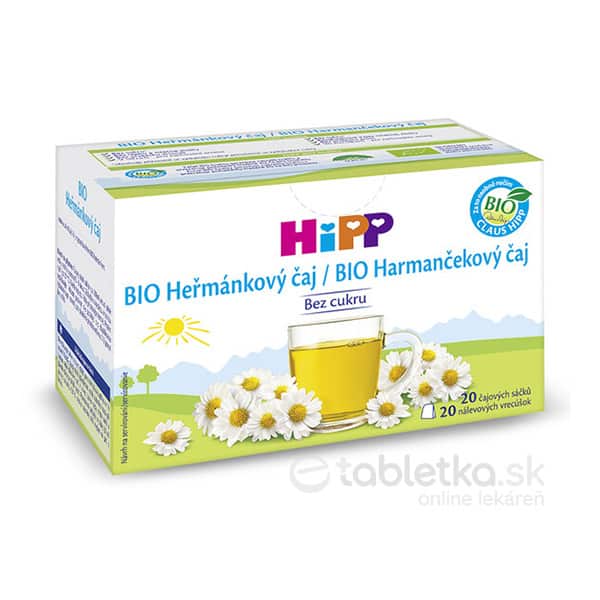 HiPP BIO Harmančekový čaj (od ukonč. 1. týždňa) nálevové vrecúška 20x1,5 g