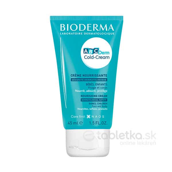 E-shop BIODERMA ABCDerm Cold Cream výživný ochranný pleťový krém 45 ml