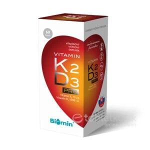 BIOMIN VITAMIN K2 + D3 PROTECT 1000 60 kapsúl