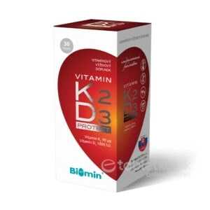 BIOMIN VITAMIN K2 + D3 PROTECT 30 kapsúl