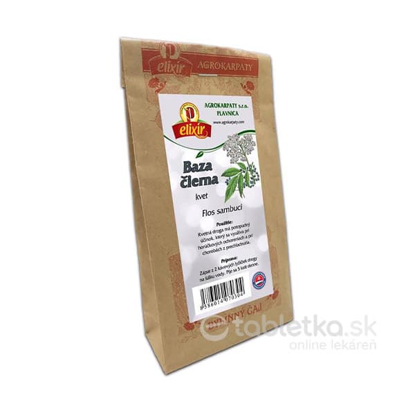 E-shop AGROKARPATY BAZA ČIERNA kvet bylinný čaj 1x30 g