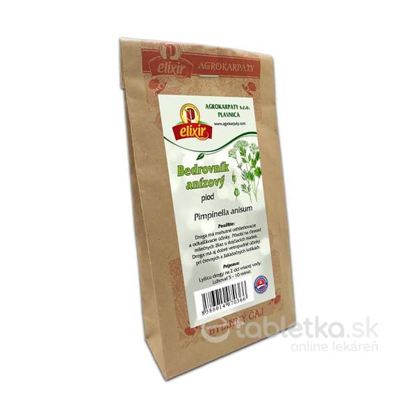 AGROKARPATY BEDROVNÍK ANIZOVÝ plod bylinný čaj 1x30 g