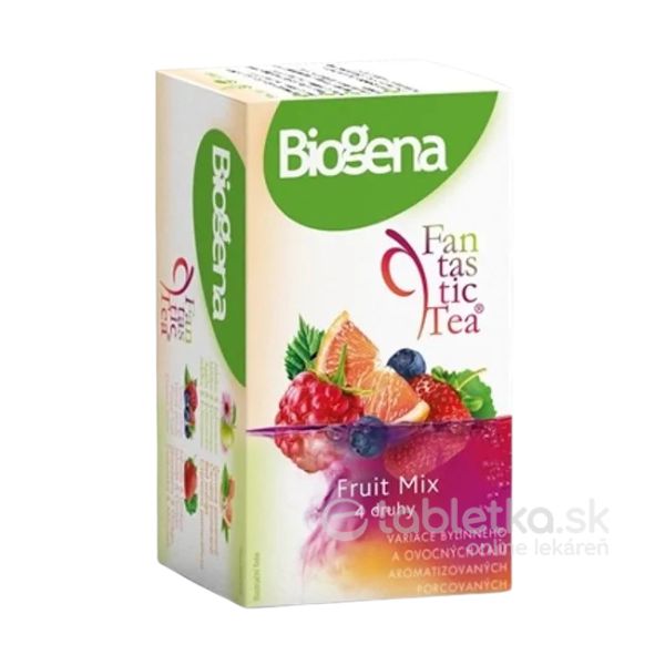 Biogena Fantastic Tea Fruit Mix 4 druhy po 5 vrecúšok, 20ks | etabletka