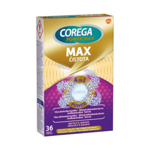 COREGA Dvojitá sila čistiace tablety MAX čistota 36ks