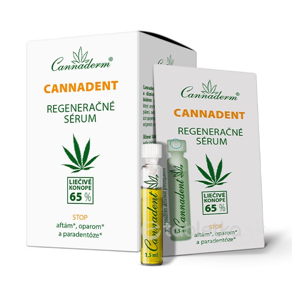 E-shop Cannaderm Cannadent regeneračné sérum 10 x 1,5 ml