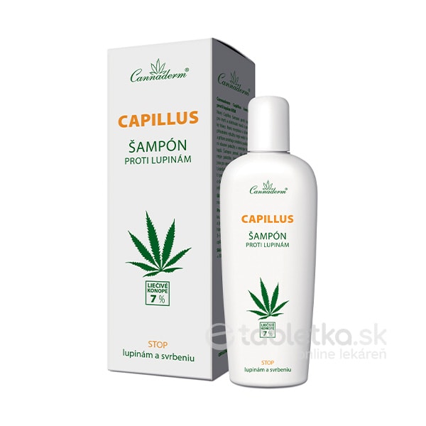 Cannaderm CAPILLUS NEW - šampón proti lupinám 150 ml