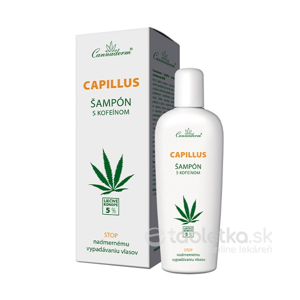 E-shop Cannaderm CAPILLUS - šampón s kofeínom NEW pri vypadávaní vlasov 150 ml