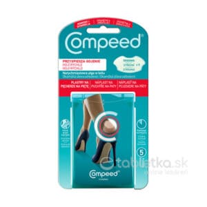 Compeed náplasť na pľuzgiere na päty 5ks