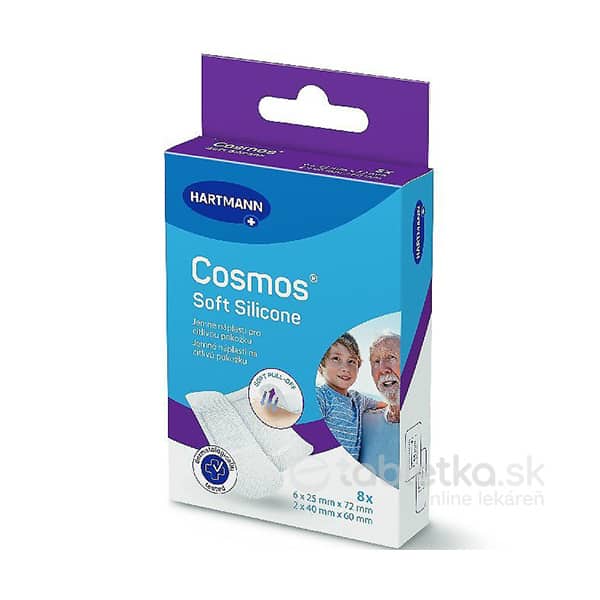 COSMOS Ultra jemná náplasť (25 x 72 mm) 6 ks, (40 x 60 mm) 2 ks - 1 set