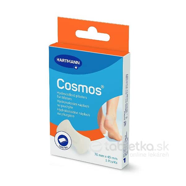 COSMOS Na pľuzgiere na päte náplasti (45x76 mm) - 5 ks