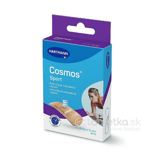E-shop COSMOS Na šport náplasť (1,9cmx7,2cm) - 20 ks