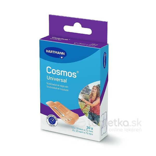 E-shop COSMOS Vode odolná náplasť na rany, 2 veľkosti - 20 ks