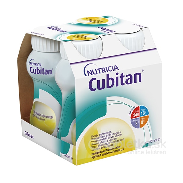 E-shop Cubitan s vanilkovou príchuťou 4x200 ml