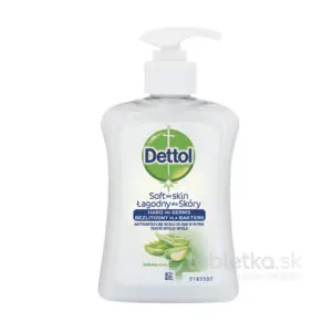 Dettol tekuté mydlo Aloe Vera a vitamín E - 250ml