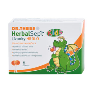 Dr.Theiss HerbalSept Kids HRDLO 6 lízaniek