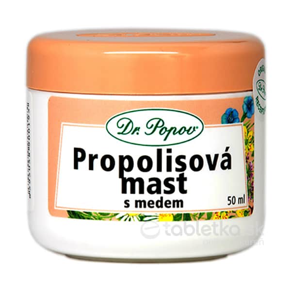 E-shop DR. POPOV MASŤ PROPOLIS + MED 1x50ml