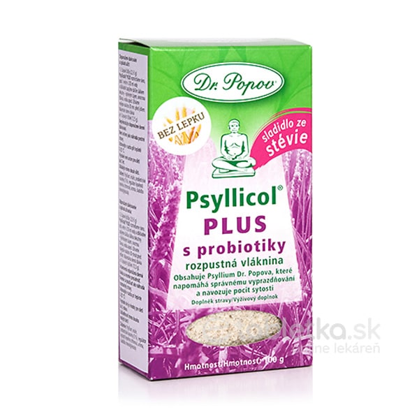 DR. POPOV PSYLLICOL PLUS s probiotikami 1x100g