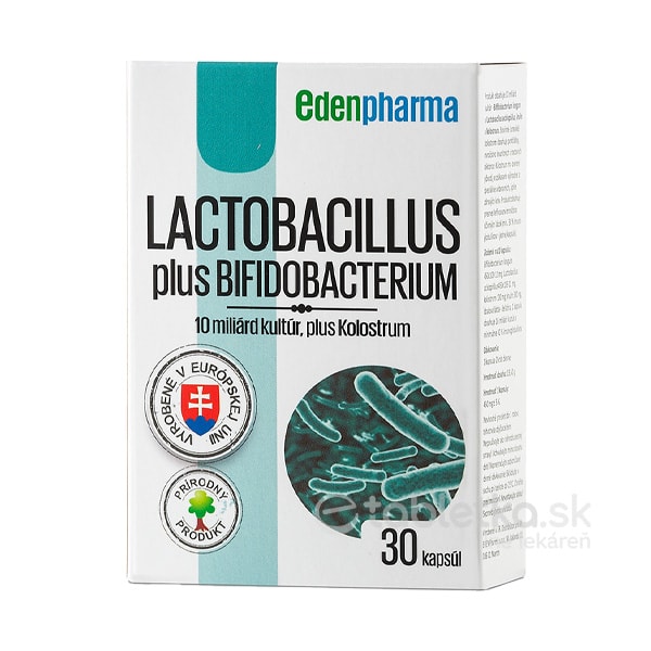 EDENPharma LACTOBACILLUS PLUS BIFIDOBACTERIUM cps 30