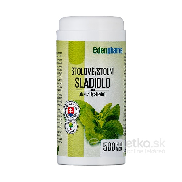 E-shop EDENPharma STOLOVÉ SLADIDLO - Stevia tbl 500