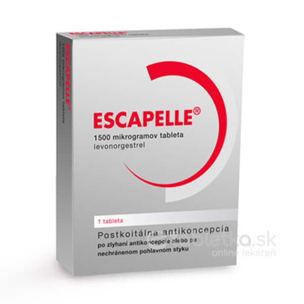 E-shop ESCAPELLE 1,5mg antikoncepcia 1 kus
