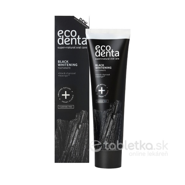 Ecodenta EXTRA Black whitening zubná pasta 100 ml
