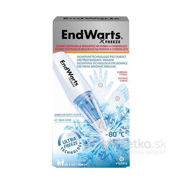 E-shop EndWarts Freeze plyn na odstránenie bradavíc 7,5 g