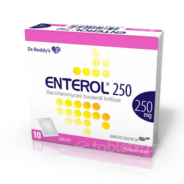 Enterol 250 mg prášok na perorálnu suspenziu vrecká 10ks