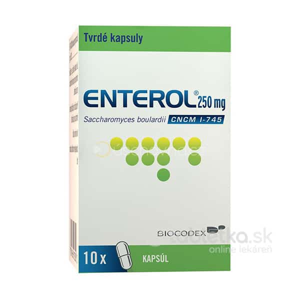 Enterol 250 mg kapsuly cps 10