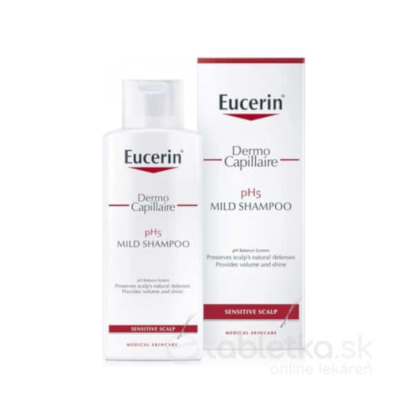 E-shop Eucerin DermoCapillaire pH5 šampón pre citlivú pokožku 250 ml
