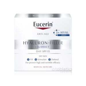 Eucerin Hyaluron-Filler + 3x EFFECT Denný krém proti vráskam pre suchú pleť 50ml
