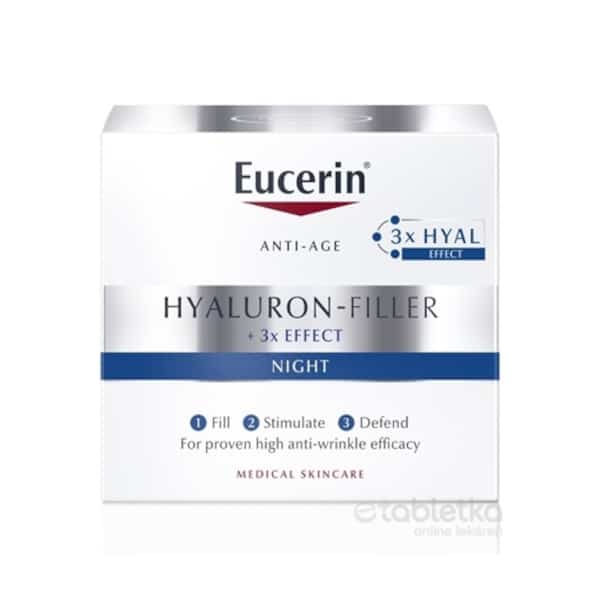 Eucerin HYALURON-FILLER nočný krém proti vráskam 50ml