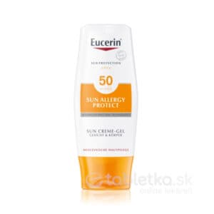 Eucerin SUN ALLERGY PROTECT SPF 50 ochranný krémový gél na opaľovanie proti alergii na slnko 150 ml