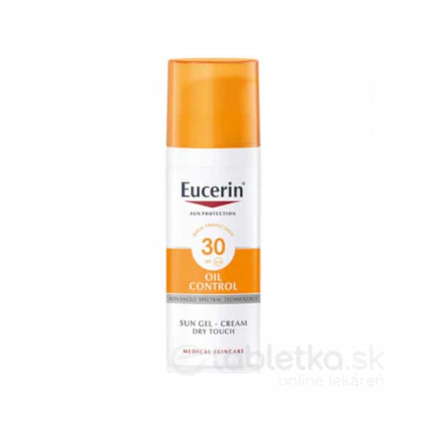 E-shop Eucerin SUN OIL CONTROL SPF 30 ochranný krémový gél na opaľovanie na tvár 50 ml