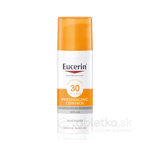 Eucerin SUN PHOTOAGING CONTROL SPF 30 na tvár emulzia na opaľovanie 50 ml