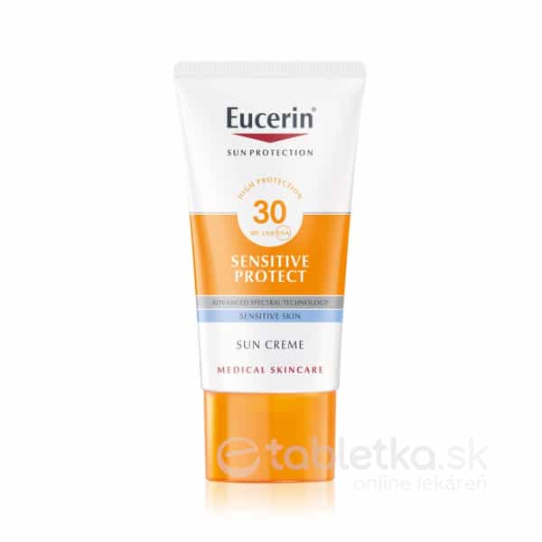 Eucerin SUN SENSITIVE PROTECT SPF 30 krém na tvár vysoko ochranný na opaľovanie 50 ml