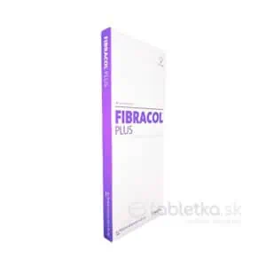 FIBRACOL PLUS kolagénový obväz s alginátom 10,2x22,2cm 6ks