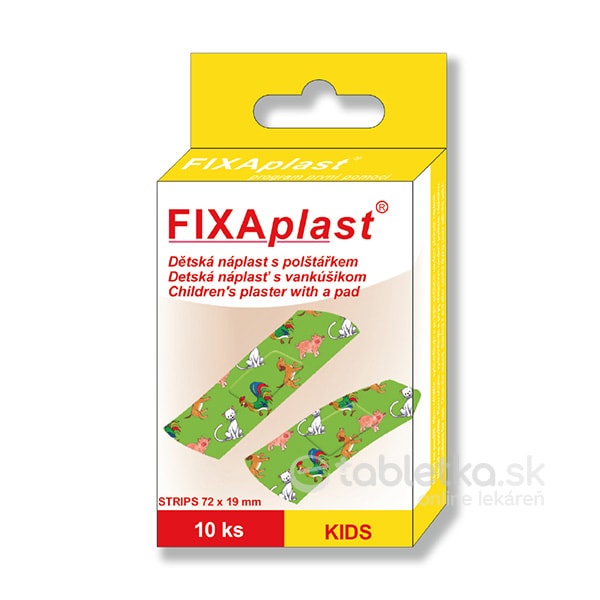 E-shop FIXAplast KIDS strip 72 x 19 mm, 10 ks